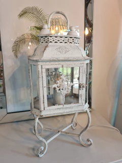 Lámpara Enchanted Antique Blanca 22x47x15cm - comprar online