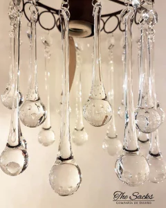 Luminaria colgante gotas 20cm - comprar online