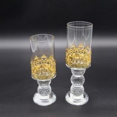 Candelabro Crystal Gold - Chico o Grande