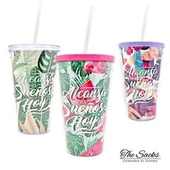 Vasos con sorbete