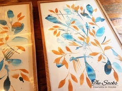 Set x2 cuadros Aqua 42x62cm - comprar online