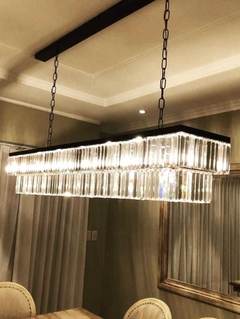 Luminaria colgante rectangular 80x30cm - comprar online