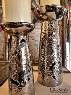 Candelabro Rose Silver - Chico o Grande
