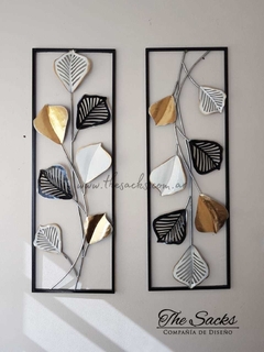 Imagen de Friso Hojitas B&G 90x30cm por unidad - J127