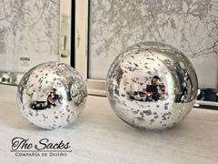 Esferas Roma Silver - Ch / Gde