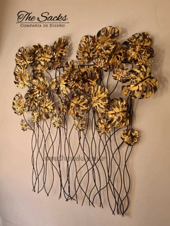 Friso ramas de Monsteras 92x95cm