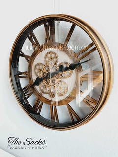 Reloj Queens con engranajes 54 cm en internet