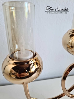 Candelabro Bordeaux - The Sacks deco