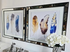 Set x2 cuadros Be Free 64x64cm - comprar online