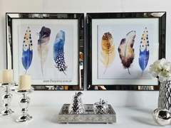 Set x2 cuadros Be Free 64x64cm