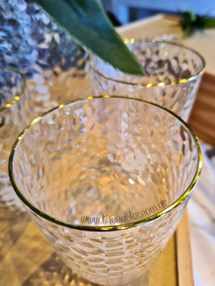 Juego de 6 vasos bajo de acrílico Adelaida 400ml - comprar online