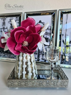 Florero Pescara con magnolias xl