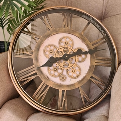 Reloj Queens con engranajes 54 cm
