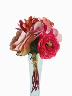 Bouquet peonias, rosas & hortencias