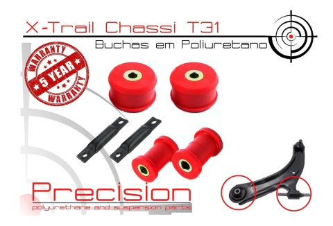X-trail 08 Diante Buchas Bandeja Diant. Pu - 5 Anos Garantia