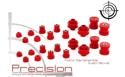Clio Até 1999 - Kit Buchas Dianteira Em Poliuretano - 5 Anos Garantia