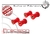 Hilux SW4 - 1996 a 2005 - Kit Buchas Braço Maior Traseiro em Poliuretano - 5 Anos Garantia