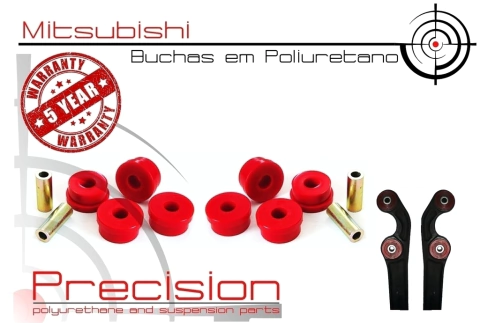 Pajero GLS - Sport - Kit Buchas Braço Tensor Traseiro em Poliuretano