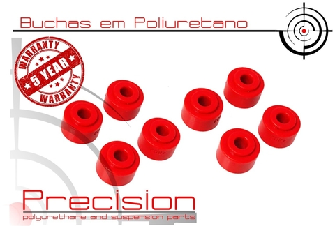 Toyota Hilux 92 à 01 - Kit Buchas Bieleta Dianteira Em Poliuretano - 5 Anos Garantia