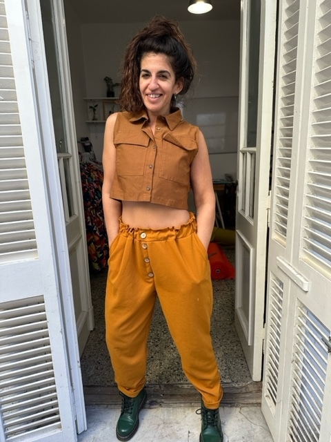 Camisa de gabardina