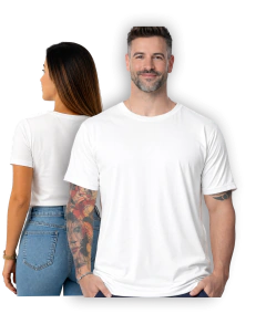 Camiseta Básica 100% Algodão Premium Unissex na internet