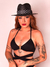 chapeu panama preto