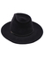 Chapéu Fedora Aveludado Preto aba 8cm - 46922 - loja online