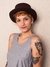 Chapéu Pork Pie Marrom - 22034 - loja online