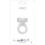 OVO 8973 Anillo vibrador Ovo B1 Blanco