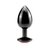 PLS 104 Butt Plug Stell de acero, Rojo/Negro - Ramos Mejía - Sex Shop