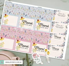 Kit imprimible Día de la madre Flores del bosque - Pirulero