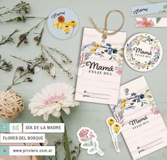 Kit imprimible Día de la madre Flores del bosque - comprar online