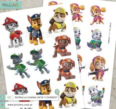 Kit imprimible Patrulla Canina Skye Everest - Paw Patrol - comprar online