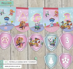 Kit imprimible Patrulla Canina Skye Everest - Paw Patrol en internet