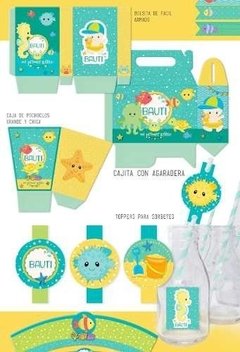 Kit Imprimible Animalitos De Mar - Pirulero