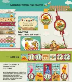 Kit Imprimible Winnie the Pooh - Pirulero
