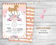 Kit Imprimible Carrusel - Calesita de circo