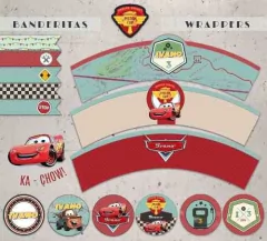 Kit imprimible Cars - Radiator Springs - comprar online