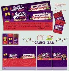 Kit Imprimible Willy Wonka Charlie Su Fábrica De Chocolates - comprar online