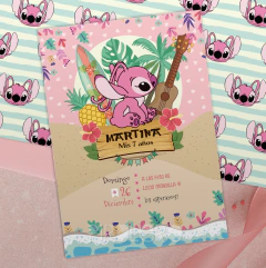 Kit imprimible ÁNGELA amiga de Stitch - comprar online