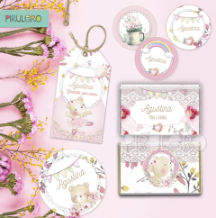 Kit imprimible Osita Bailarina primavera en internet