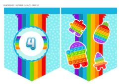 Imagen de Kit Imprimible Pop it - Fidget toy - Memphis