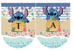 Kit imprimible Stitch celeste y azul en internet