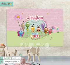 Banner Imprimible Bichikids Rosa - comprar online