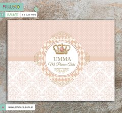 Corona Rosa - Banner Imprimible