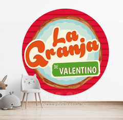 Banner Imprimible La Granja de Zenon Logo personalizado