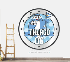 Banner Imprimible Circular Argentina Mundial Qatar