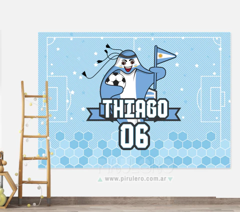 Banner Imprimible Futbol Argentina Mundial Qatar Mod 1