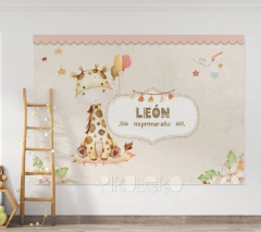 Banner Imprimible Jirafa