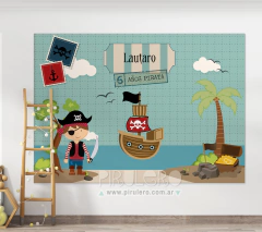 Banner Imprimible Piratas